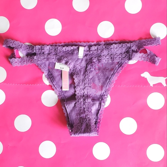 PINK Victoria's Secret Thong Panty Size S - Picture 4 of 4